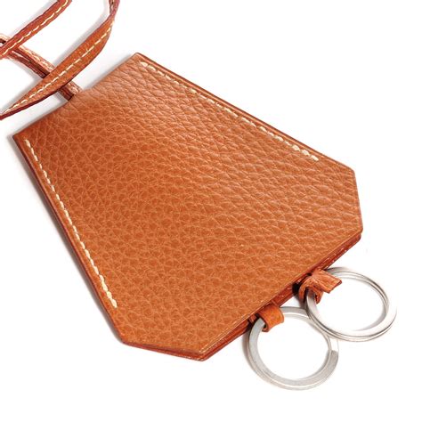 hermes keychain pouch|folded key case hermes.